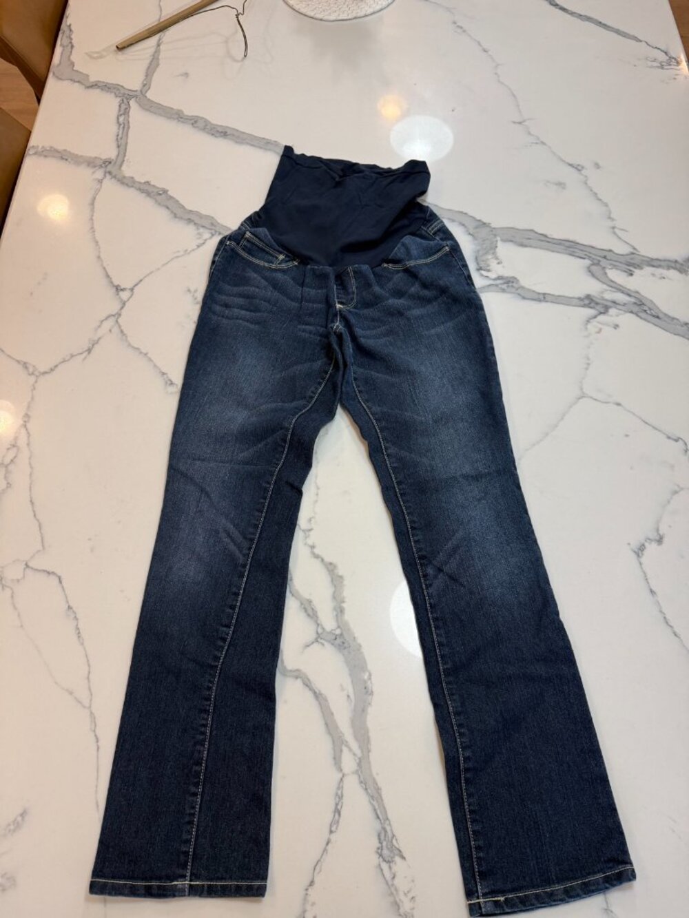 Oh Baby by Motherhood Maternity Jeans Dark Wash Womens S